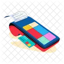 Pago Con Tarjeta Maquina De Pago Terminal Pos Icono