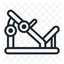 Maquina De Sentadillas Hack Icono