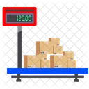 Máquina de verificação de peso  Ícone