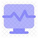 Maquina De Ecg Eletrocardiograma Batimento Cardiaco Ícone