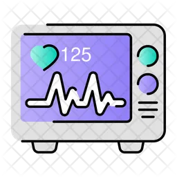 Máquina de ecg  Ícone