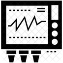 Maquina De Ecg Eletrocardiograma Ritmo Cardiaco Ícone