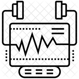 Máquina de ecg  Ícone