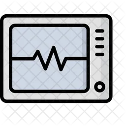 Máquina de ecg  Icono