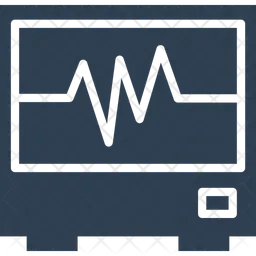 Máquina de ecg  Icono