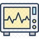 ECG Maquina De ECG Electrocardiografo Icono