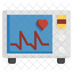 Máquina de ecg  Icono