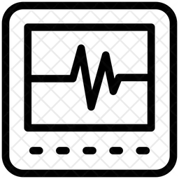 Máquina de ecg  Ícone