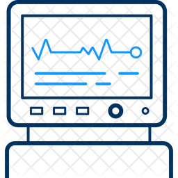 Máquina de ecg  Icono