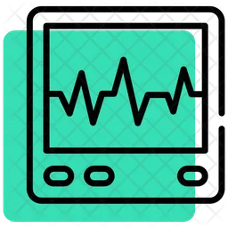 Máquina de ecg  Ícone