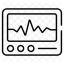 Eletrocardiograma Ecg Maquina Ícone