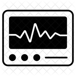 Máquina de ecg  Icono