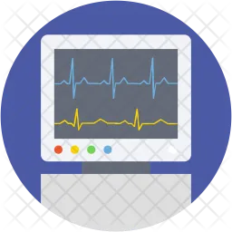 Máquina de ecg  Icono