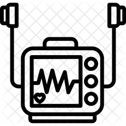 Máquina de ecg  Ícone