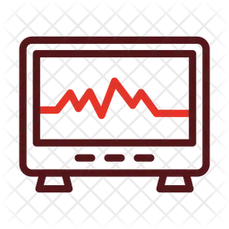 Máquina de ecg  Ícone