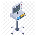 Maquina De Ekg Eletrograma Cardiaco Maquina De Ecg Ícone