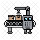 Maquina Industrial Equipo Icono