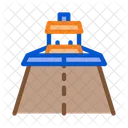 Máquina pavimentadora de asfalto  Icono