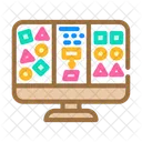 Aprendizaje Automatico No Supervisado Icono