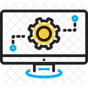 Maquina Virtual Computadora Software Icono