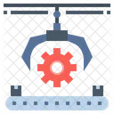 Maquinaria Maquina Industrial Icono