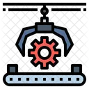 Maquinaria Maquina Industrial Icono