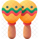 Maracas Musica Instrumento Icono