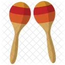 Maracas Sonajero Juguete Icono