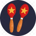 Musica Maracas Instrumento Icono
