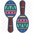 Maracas Musica Musica Mexicana Icono