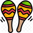 Maracas Culturas Musica Y Multimedia Icono