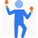 Maracas Coctelera Musico Icono