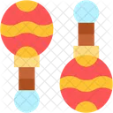 Maracas Latin Music Icono