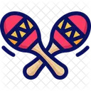 Maracas Maraca Percussion Icono