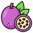 Pasion Fruta Comida Icono