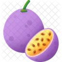 Maracuya Fruta Saludable Icono