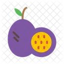Maracuya Fruta Saludable Icono