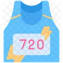 Marathon Runner Bib Icon