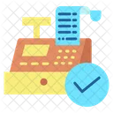 Marca De Verificacao De Pagamento Aprovado Pagamento Efetuado Pagamento Aprovado Ícone