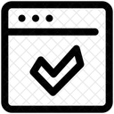 Marca de verificación  Icono