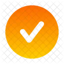 Circulo De Marca De Verificacion Icon