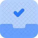 Marca de verificación de archivo  Icono