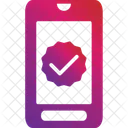 Marca de verificación móvil  Icono