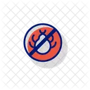 Carrapato Proibido Sinal Icon