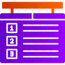Tablero de puntuación  Icono