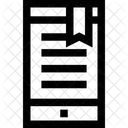 Marcador de aprendizagem eletrônica  Ícone