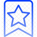 Marcador De Estrella Icono