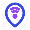 Marcador de mapa wifi  Icon