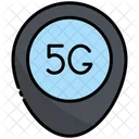 Marcador De Posicion 5 G Pin Icono