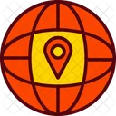 Marcador De Posicion Pin Mundo Icon